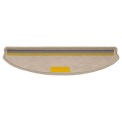Treppenmatten Selbstklebend Sisal 15 Stk. 65x21x4cm Dunkelbeige