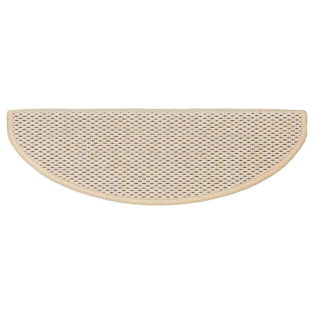Treppenmatten Selbstklebend Sisal-Look 15 Stk. 65x21x4 Berber