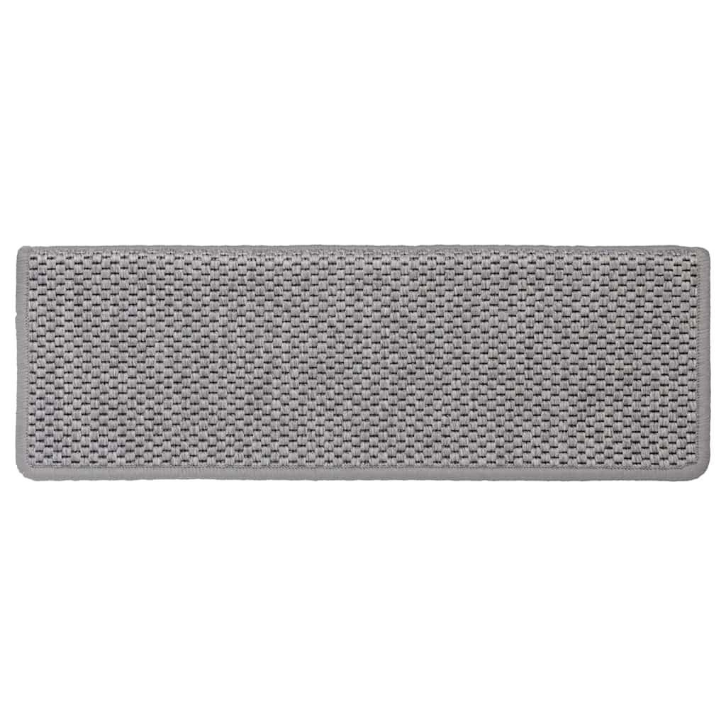 Treppenmatten Selbstklebend Sisal-Optik 15 Stk. 65x21x4 cm