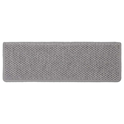 Treppenmatten Selbstklebend Sisal-Optik 15 Stk. 65x21x4 cm