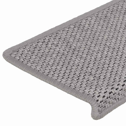 Treppenmatten Selbstklebend Sisal-Optik 15 Stk. 65x21x4 cm