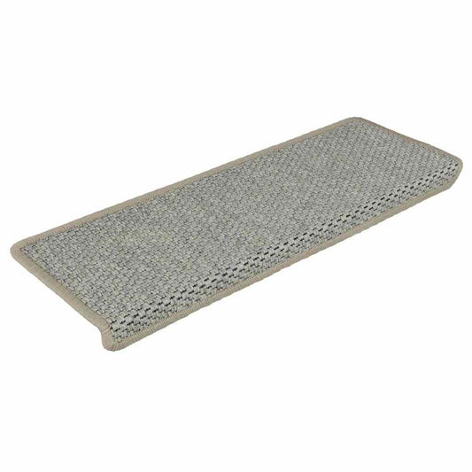 Treppenmatten Selbstklebend Sisal-Look 15 Stk 65x21x4 Grün