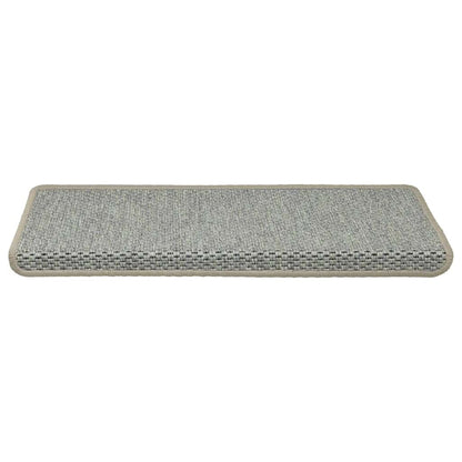 Treppenmatten Selbstklebend Sisal-Look 15 Stk 65x21x4 Grün