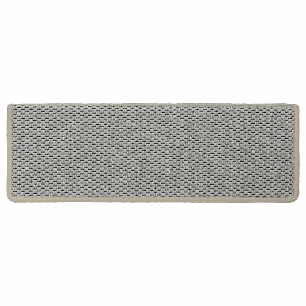 Treppenmatten Selbstklebend Sisal-Look 15 Stk 65x21x4 Grün