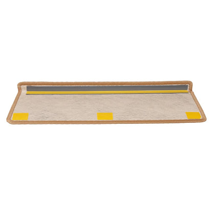 Treppenmatten Selbstklebend Sisal-Optik 15Stk. 65x21x4cm Orange