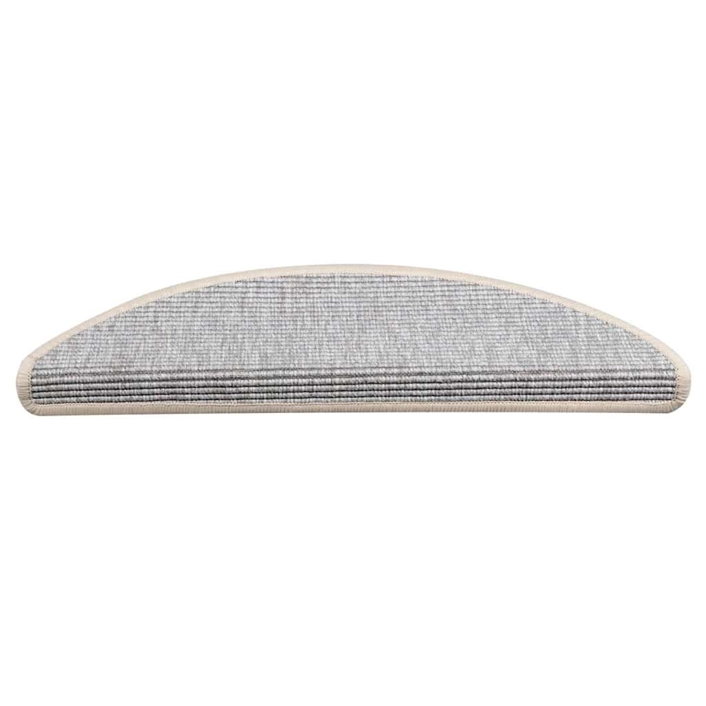 Stufenmatten 15 Stk. 56x17x3 cm Silber Halbrund