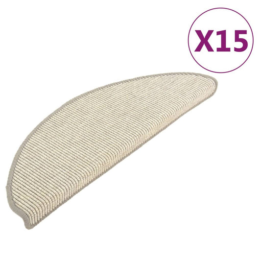 Stufenmatten 15 Stk. 65x21x4 cm Silber Halbrund Groß