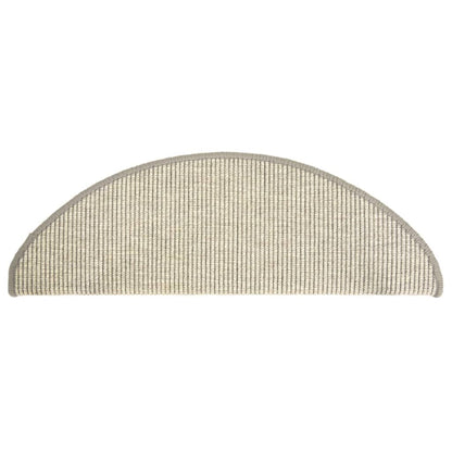 Stufenmatten 15 Stk. 65x21x4 cm Silber Halbrund Groß