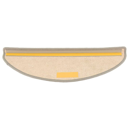 Stufenmatten 15 Stk. 65x21x4 cm Silber Halbrund Groß