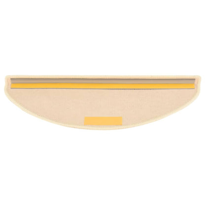 Stufenmatten 15 Stk. 65x21x4 cm Hellbeige Halbrund Groß