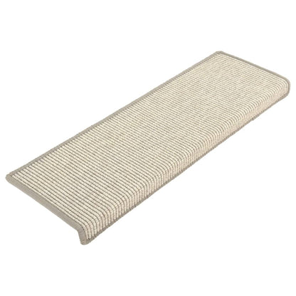 Stufenmatten 15 Stk. 65x21x4 cm Silber Rechteckiger Rand