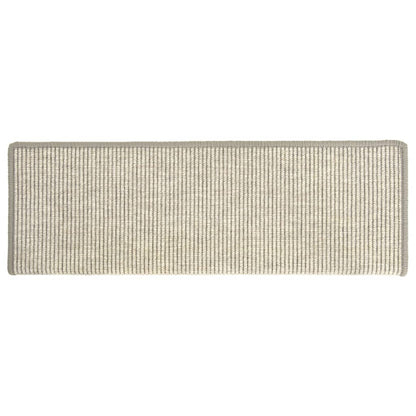 Stufenmatten 15 Stk. 65x21x4 cm Silber Rechteckiger Rand