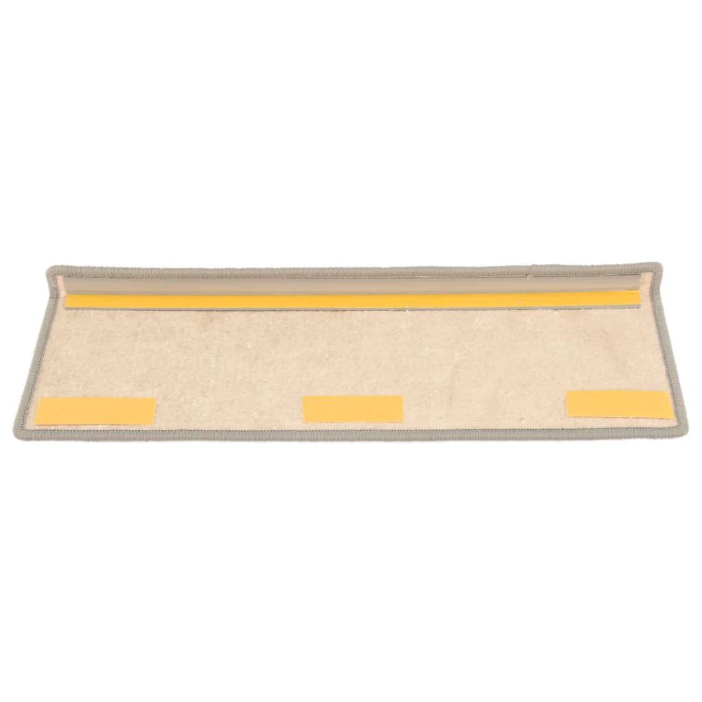 Stufenmatten 15 Stk. 65x21x4 cm Silber Rechteckiger Rand