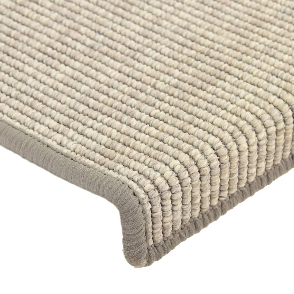 Stufenmatten 15 Stk. 65x21x4 cm Silber Rechteckiger Rand