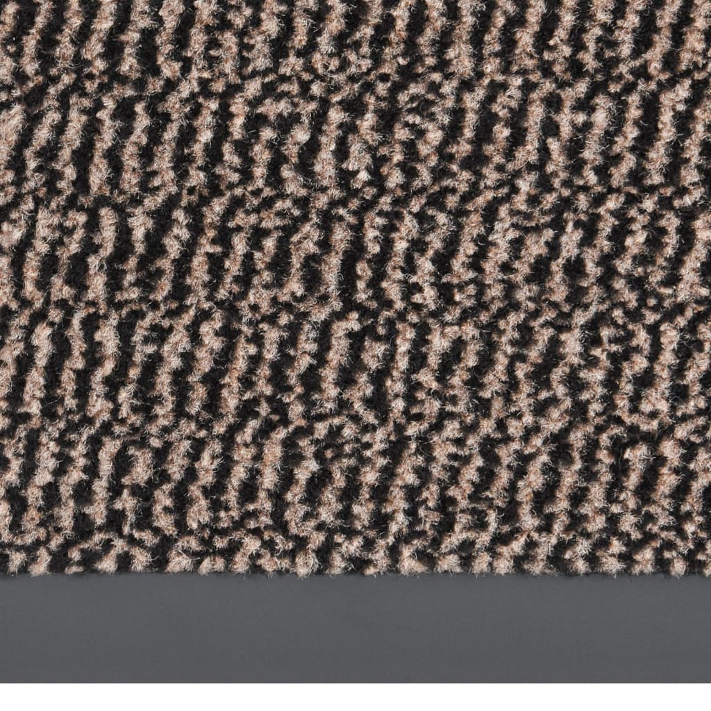 Fußmatte getuftet 60x180 cm Dunkelbraun