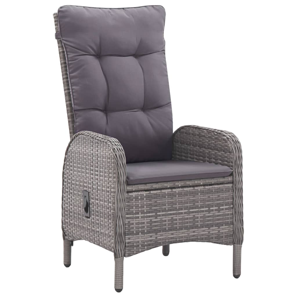 5-tlg. Garten-Essgruppe Grau