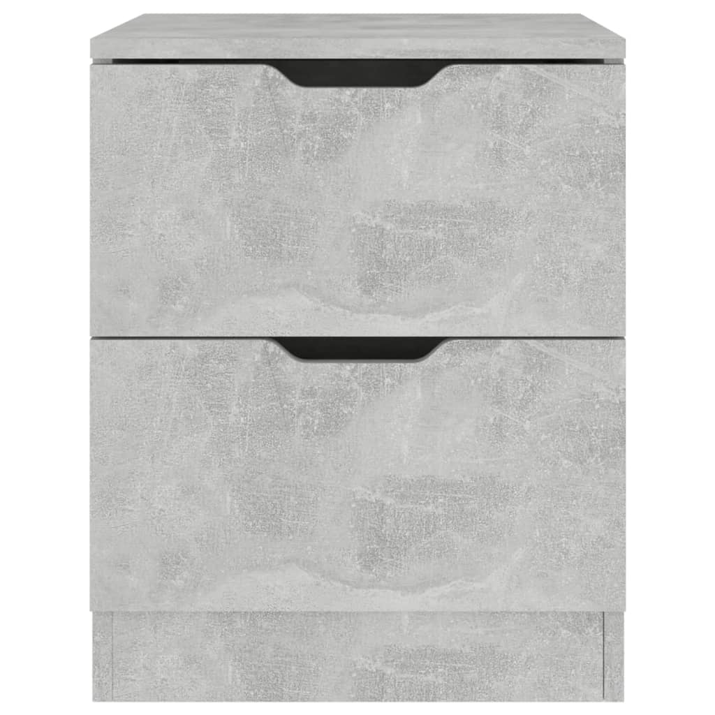 Nachttisch Betongrau 40x40x50 cm Spanplatte
