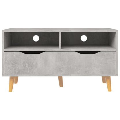 TV-Schrank Betongrau 90x40x48,5 cm Holzwerkstoff