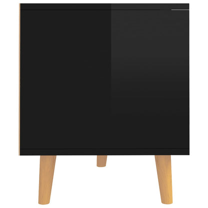 TV-Schrank Hochglanz-Schwarz 90x40x48,5 cm Holzwerkstoff