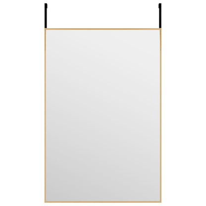 Türspiegel Golden 40x60 cm Glas und Aluminium