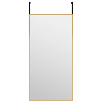 Türspiegel Golden 40x80 cm Glas und Aluminium