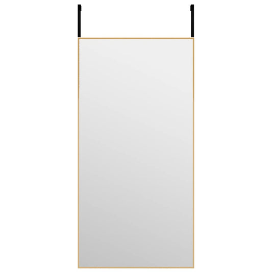 Türspiegel Golden 40x80 cm Glas und Aluminium