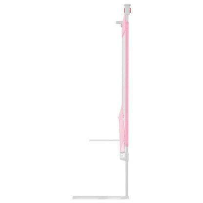 Kleinkind-Bettschutzgitter Rosa 180x25 cm Stoff