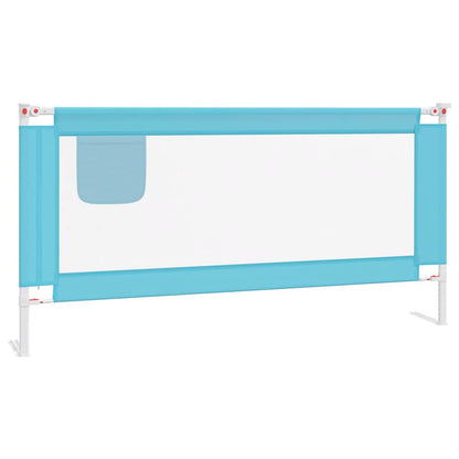 Kleinkind-Bettschutzgitter Blau 180x25 cm Stoff