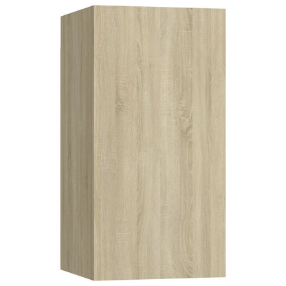 TV-skabe 2 stk Sonoma eg 30,5x30x60 cm træmateriale