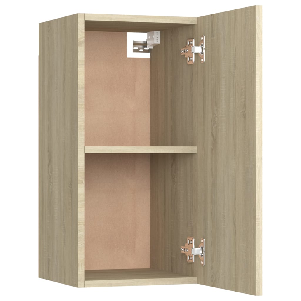 TV-skabe 2 stk Sonoma eg 30,5x30x60 cm træmateriale