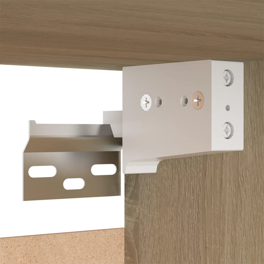 TV-skabe 2 stk Sonoma eg 30,5x30x60 cm træmateriale