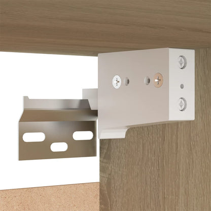 TV-skabe 2 stk Sonoma eg 30,5x30x60 cm træmateriale