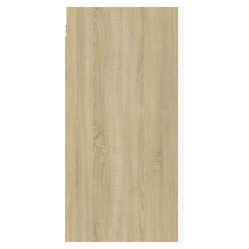TV-Schränke 2 Stk. Weiß Sonoma-Eiche 30,5x30x60cm Holzwerkstoff