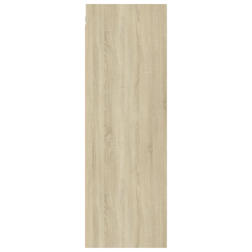 TV-skabe 2 stk Sonoma eg 30,5x30x90 cm træmateriale