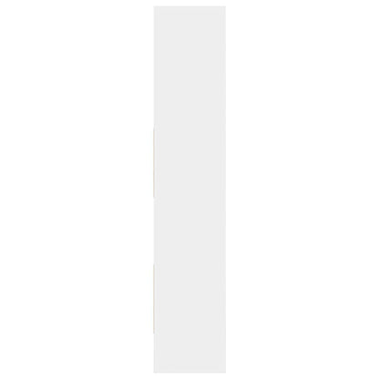 Bücherregal Weiß 40x35x180 cm Holzwerkstoff