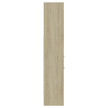 Bücherregal Sonoma-Eiche 40x35x180 cm Holzwerkstoff