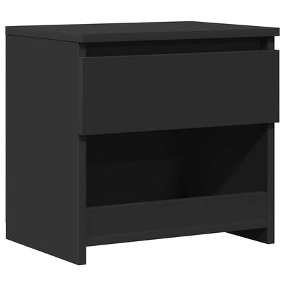 Nachttisch Schwarz 40x30x39 cm Holzwerkstoff