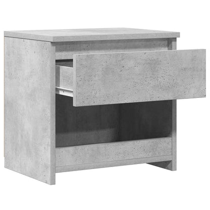 Nachttisch Betongrau 40x30x39 cm Holzwerkstoff