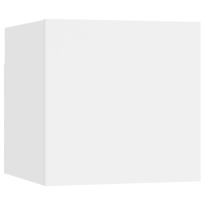 TV-Wandschränke 2 Stk. Weiß 30,5x30x30 cm