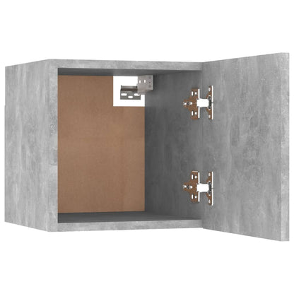 TV overskabe 2 stk Betongrå 30,5x30x30 cm