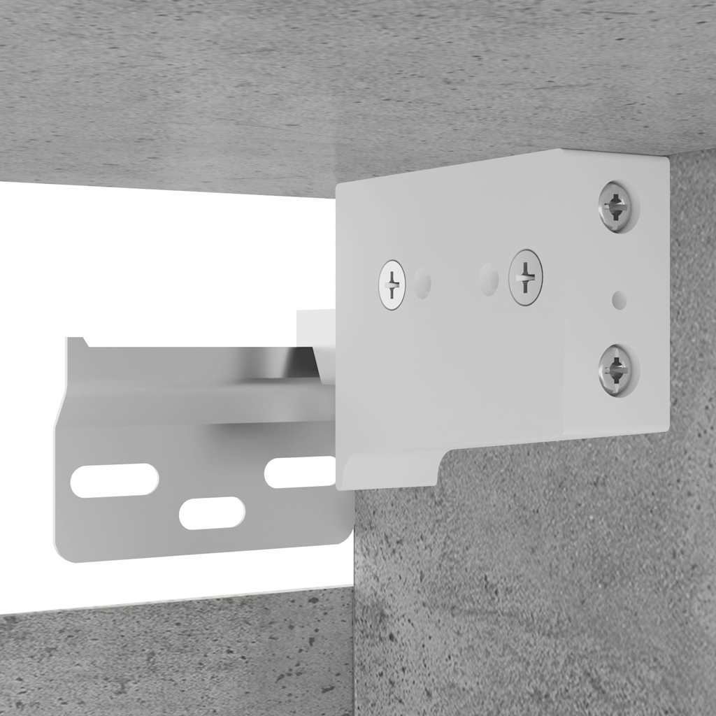 TV-Wandschränke 4 Stk. Betongrau 30,5x30x30 cm