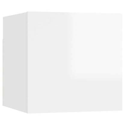 TV overskab hvid højglans 30,5x30x30 cm