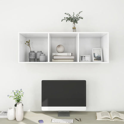 TV-Wandschrank Weiß 37x37x107 cm Holzwerkstoff