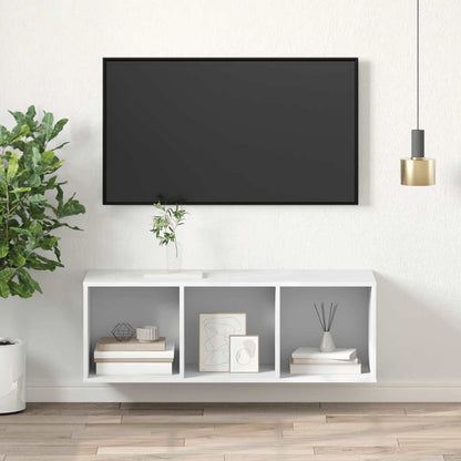 TV-Wandschrank Weiß 37x37x107 cm Holzwerkstoff