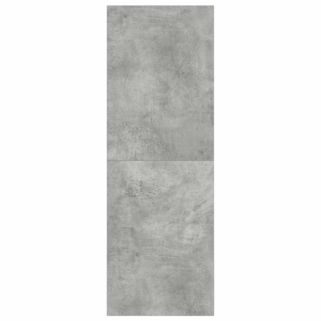 TV-Wandschrank Betongrau 37x37x107 cm Holzwerkstoff