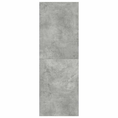 TV-Wandschrank Betongrau 37x37x107 cm Holzwerkstoff