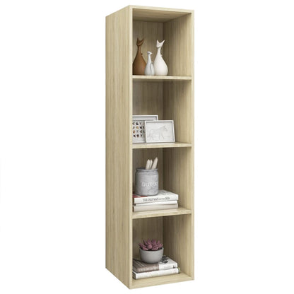 TV vægskab Sonoma eg 37x37x142,5 cm træmateriale