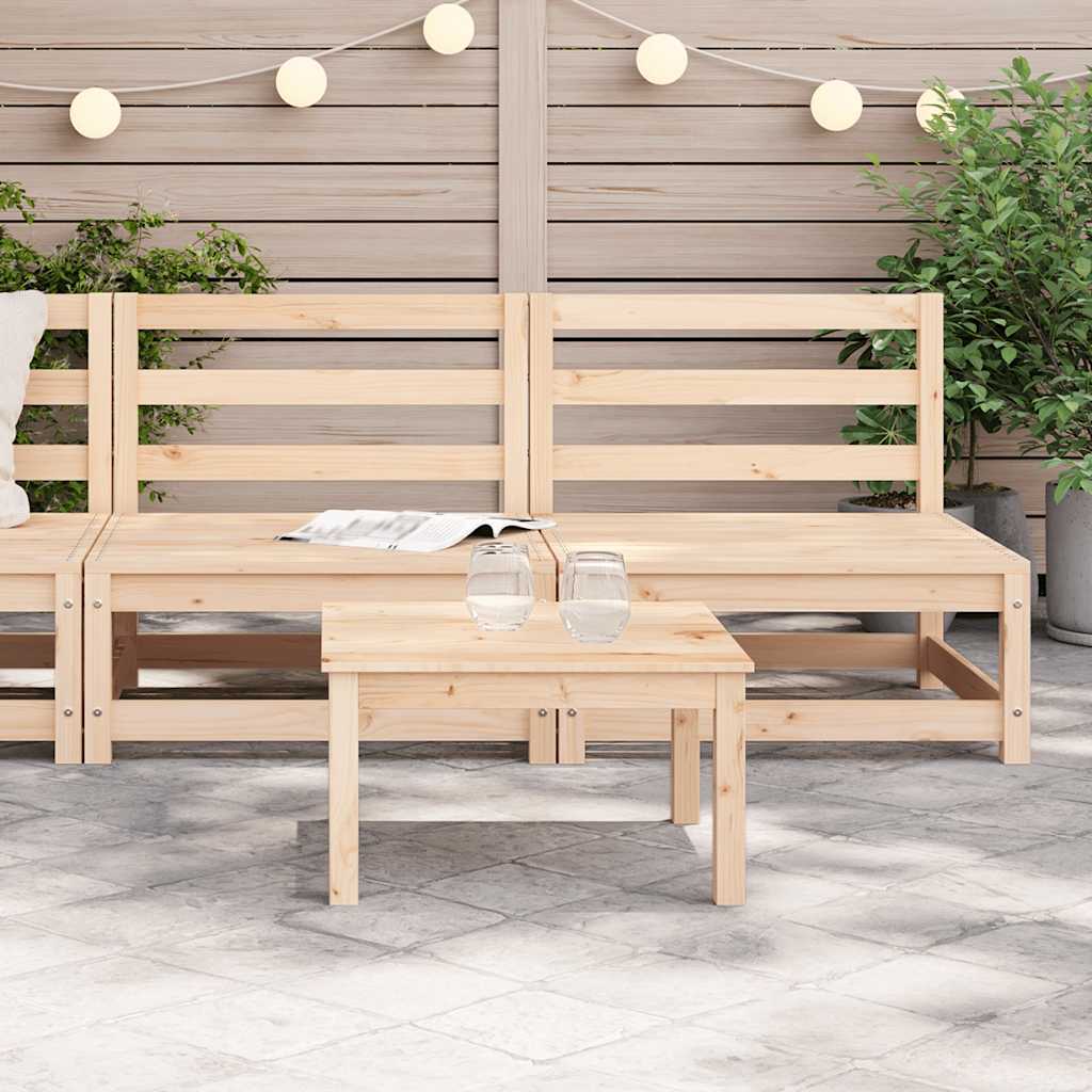 Garten-Mittelsofas 2 Stk. Massivholz Kiefer