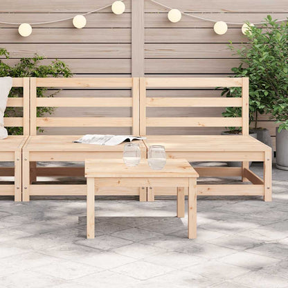 Garten-Mittelsofas 2 Stk. Massivholz Kiefer