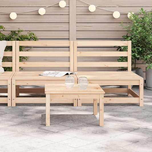 Garten-Mittelsofas 2 Stk. Massivholz Kiefer